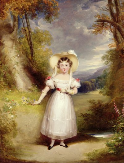 Princess Victoria (Later Queen Victoria) Aged Nine, 1828 by Stephen Catterson Smith